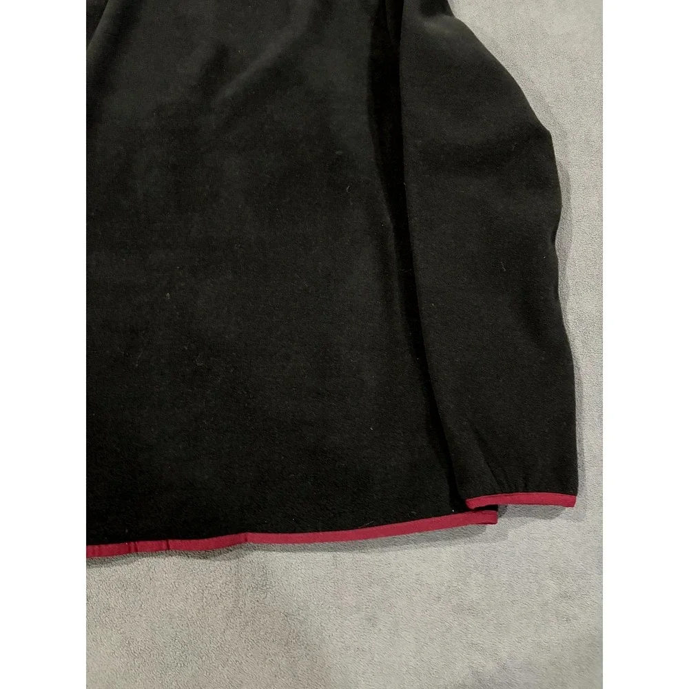 Polo Ralph Lauren Fleece Sweatshirt Mens M Black Performance 1/4 Snap Pullover